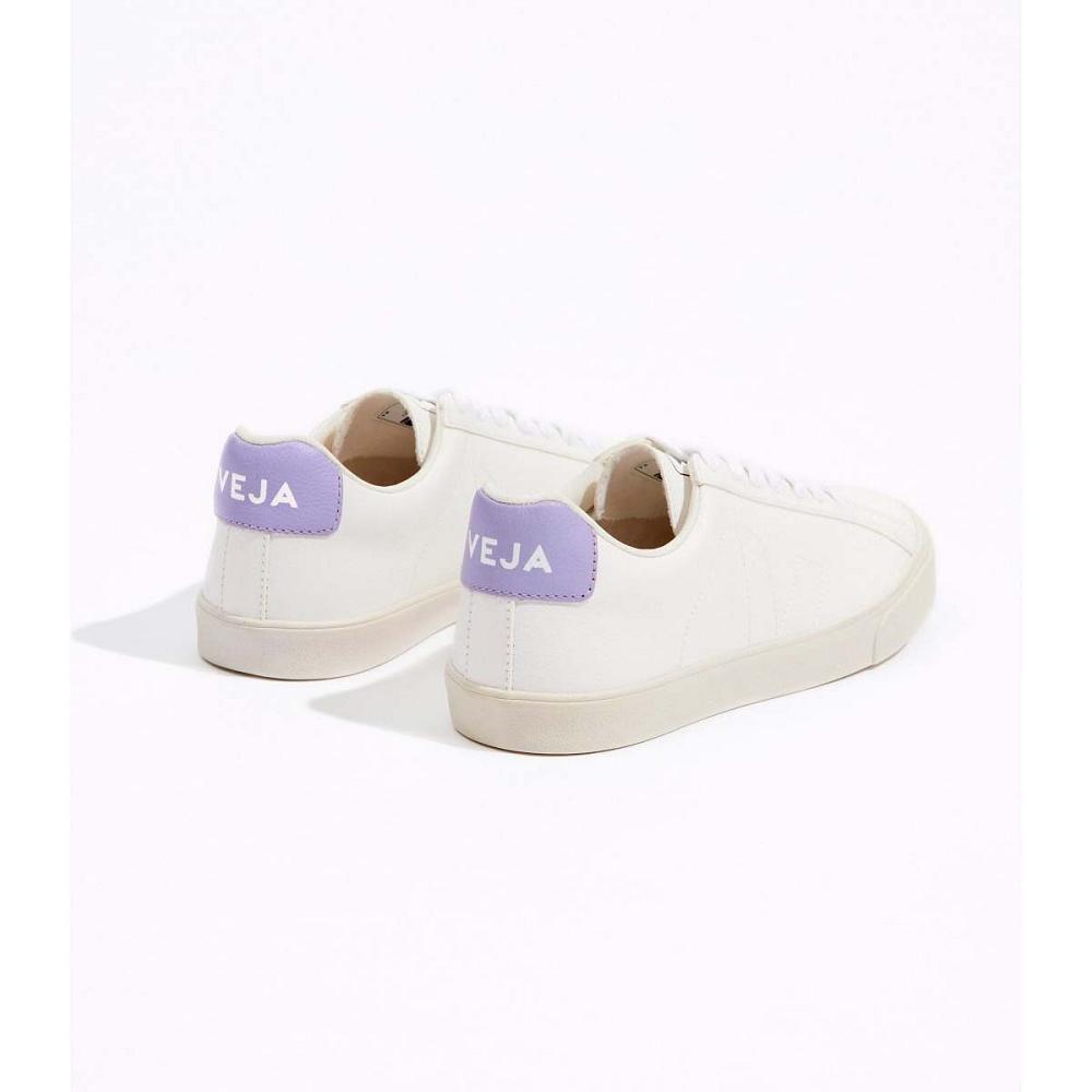 Veja ESPLAR CHROMEFREE Women's Sneakers White/Purple | NZ 618LIS